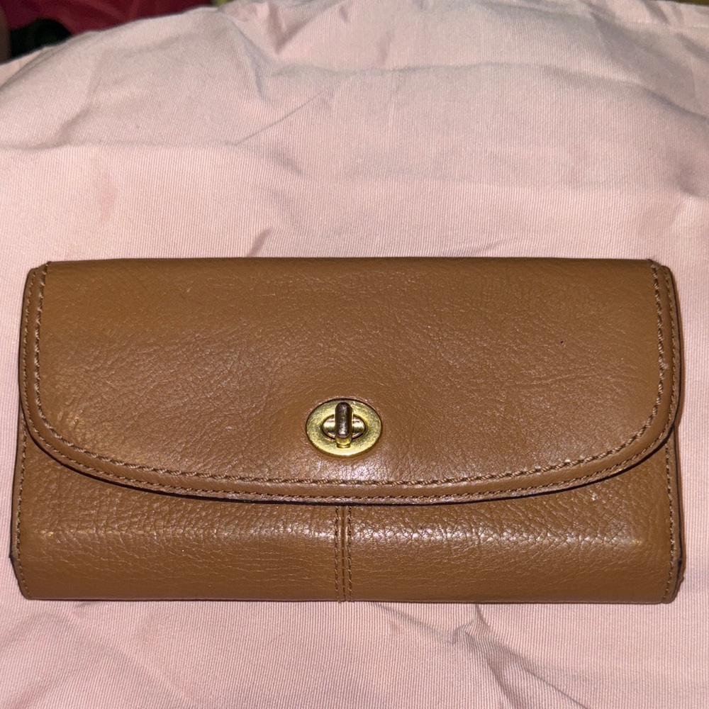 Coach Brown Leather Wallet
